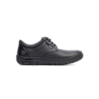 Zapato Escolar Derby de Piel para Niño Uso Diario Dogi Negro 5041
