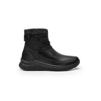 Botín para Mujer Casual y Cómodo de Piel con Cierre Flexi Negro 130204