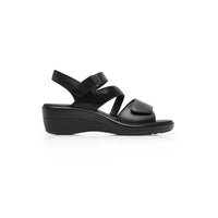 Sandalia Casual Mujer Cuña Tiras Piel Flexi 116023