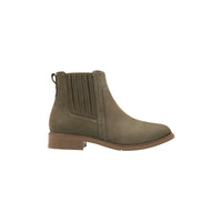 Botín para Mujer Acabado Nubuck Tipo Hípico Flexi Verde 120901