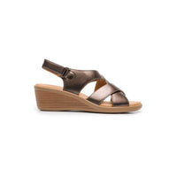 Sandalia Casual Mujer Cuña Piel Flexi 123716