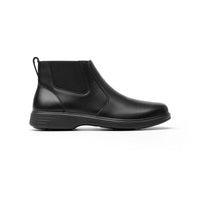 Botín para Hombre Casual Oficina Con Sistema Walking Soft Flexi Negro 59305
