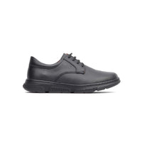 Zapato Escolar para Niño Derby Piel Cómodo Dogi Negro 6317
