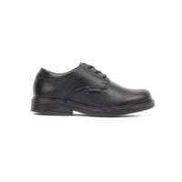 Zapato Escolar Derby para Niño Cómodo Piel Yuyin Negro 24320