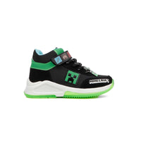 Tenis Urbano para Niños y Jóvenes Gamer Creeper Minecraft Negro MI3090