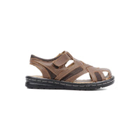 Sandalia Casual Piel Alta Calidad Cómoda Rivello Miel 610