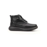 Botin Escolar para Niño Cierre Lateral Piel Chabelo Negro C264-A