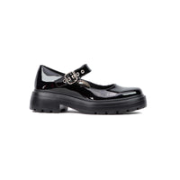 Mary Jane Para Mujer Tacón Bajo Charol Green Love Negro 94111 CHAR