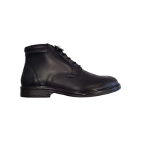 Zapato Escolar de Bota para Niños Piel Cómodo Formal Yuyin Negro 24360