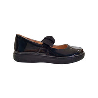 Zapato Escolar para Niña Charol con Moño Yuyin Negro 25401