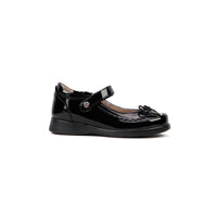 Zapato Escolar para Niña Velcro Charol Karsten Negro 62901-8-A