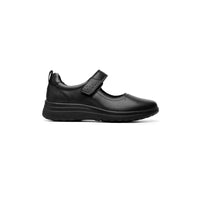 Zapato Escolar para Niña Piel Transpirable Flexi Negro 136402