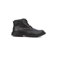Botín Escolar para Niños Piel Shock Absorber Dogi Negro 9712
