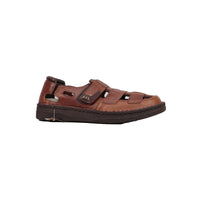 Sandalia para Hombre Casual 100% Piel Lobo Solo Camel/Cocoa 7246