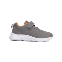 Tenis Infantil Casual Jugar y Correr Charly Gris Naranja 1070035