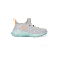 Tenis Botín para Niña Cómodo Jugar Charly Gris/Aqua 1079284
