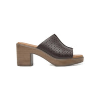 Sandalia Casual para Mujer Tacón Medio y Plataforma Piel Flexi 133506