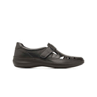 Flat para Mujer Con Aberturas Confort Flexi Negro 25905