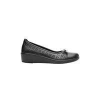 Balerina para Mujer Comfort Pad Piel Adornada Flexi Negro 45608