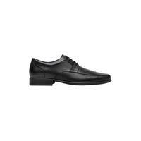 Zapato Derby Para Hombre Semivestir Mezcla Texturas Flexi Negro 90716