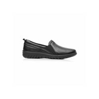 Flat Casual para Mujer Walking Soft Piel Flexi Negro 35311