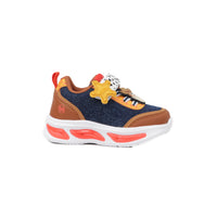 Tenis con Luces Niño Woody Toy Story Bubblegummers Mezclilla/Café Benetti